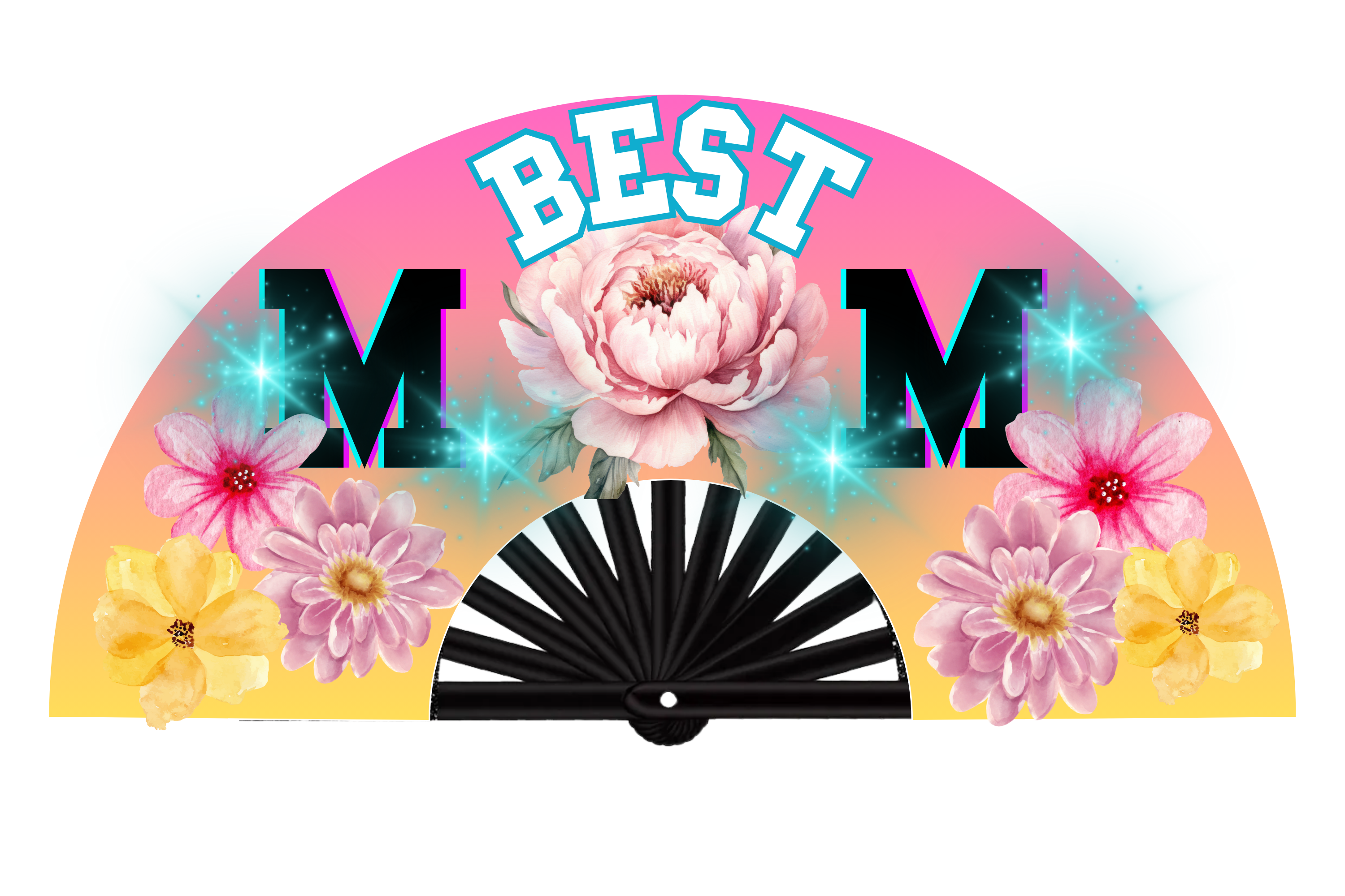 Mother's Day Clacking Line Dancing Fan
