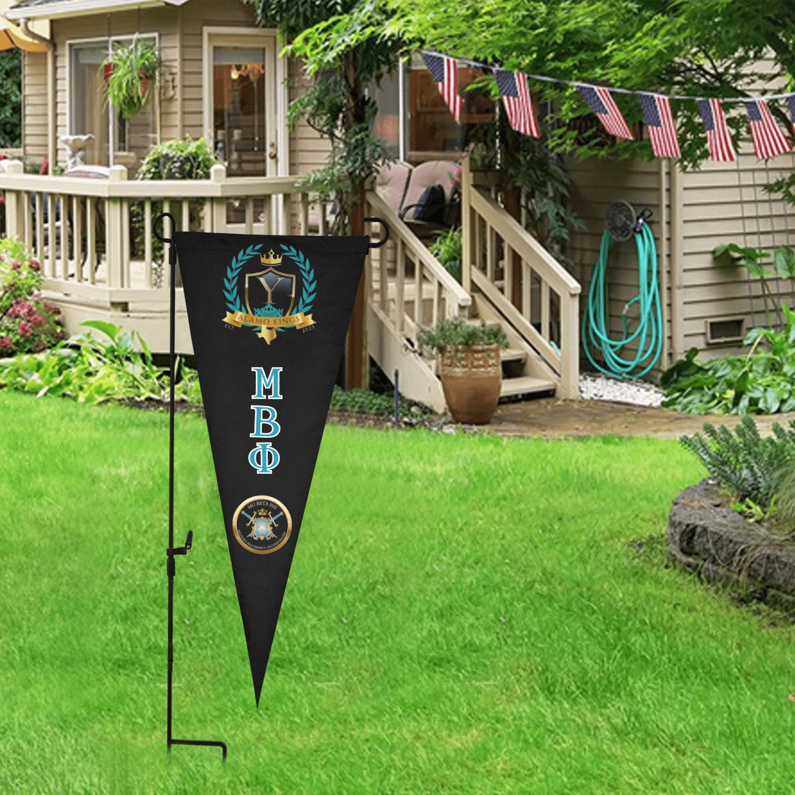 Trigonal Garden Flag 30"x12"