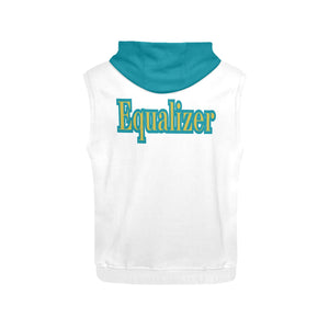Mu Beta Phi sleeveless white equalizer All Over Print Sleeveless Hoodie for Men (Model H15)