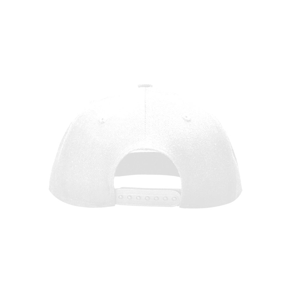 mu beta phi hats white Snapback Hat G (Front Panel Customization)