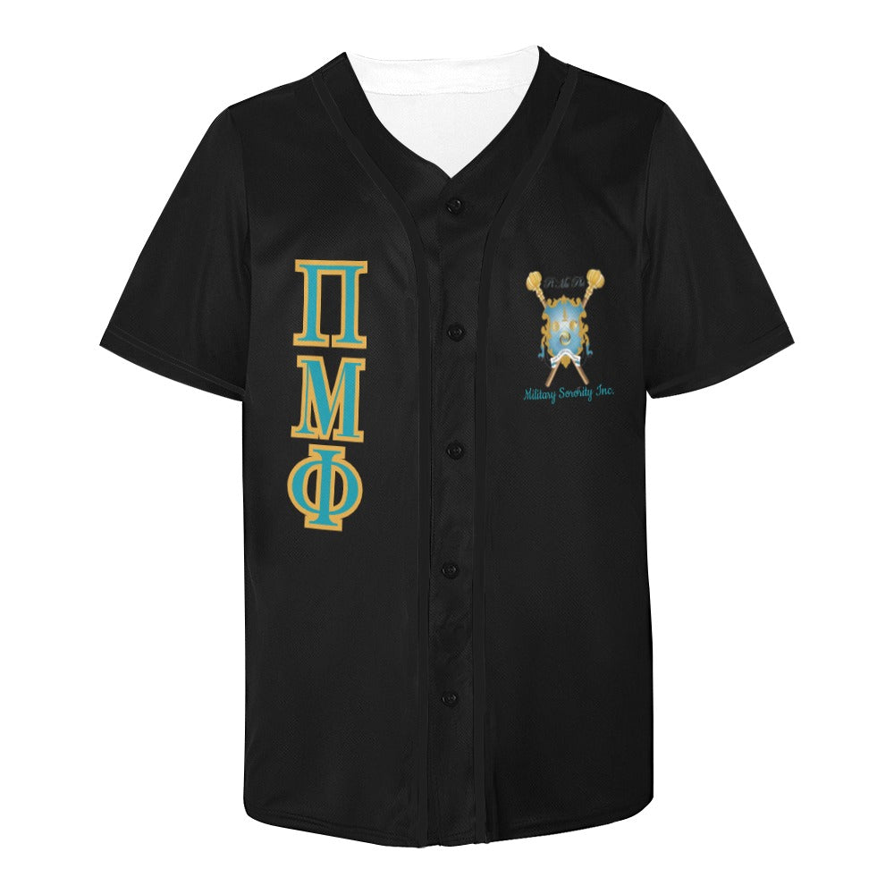 Pi Mu Phi Jersey All Over Print Baseball Jersey for Men (Model T50)