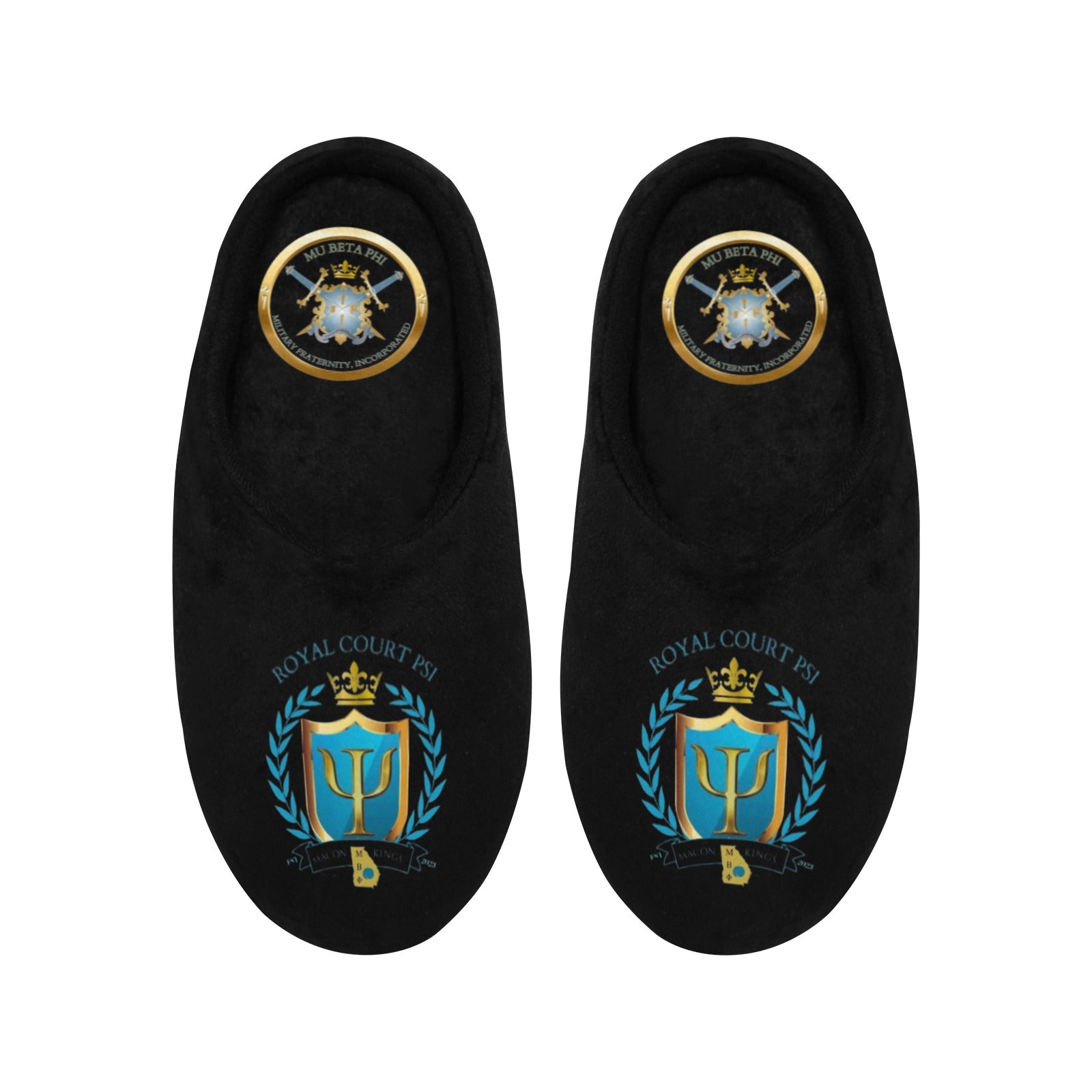 Royal court PSI Men's Non-Slip Cotton Slippers (Model 0602)