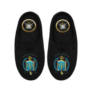 Royal court PSI Men's Non-Slip Cotton Slippers (Model 0602)