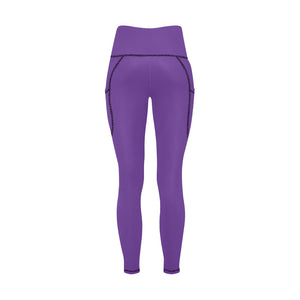 Theta Phi Eta Tights All Over Print Leggings with Pockets (Model L56)