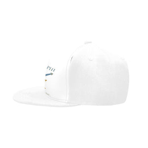 mu beta phi hats white Snapback Hat G (Front Panel Customization)
