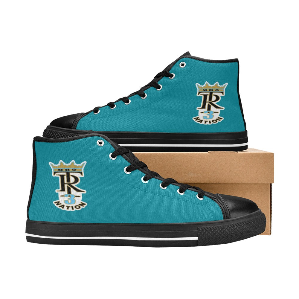 Tr3 chucks Men’s Classic High Top Canvas Shoes (Model 017)