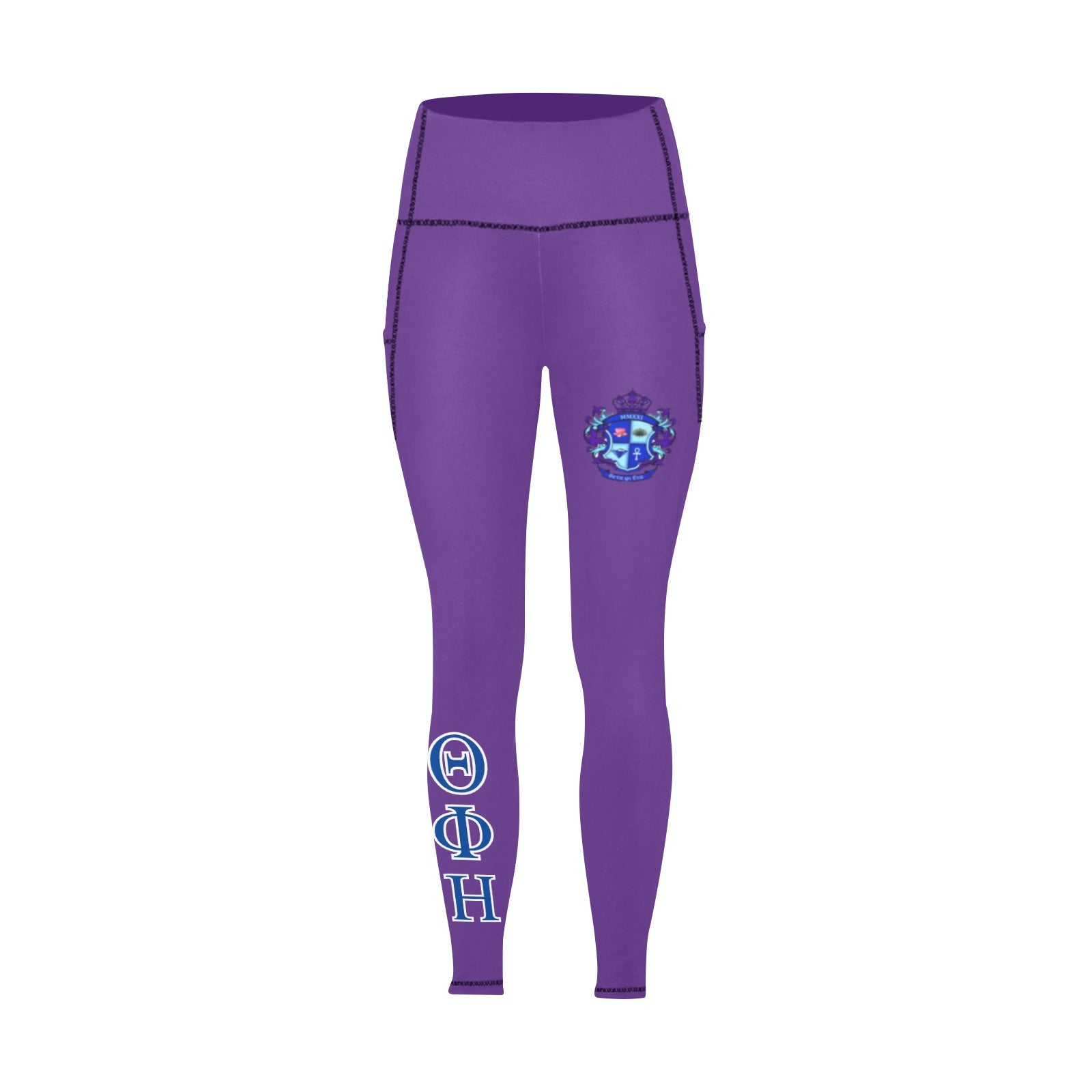 Theta Phi Eta Tights All Over Print Leggings with Pockets (Model L56)