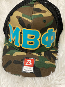 Mu Beta Phi Camo Truckers Hat