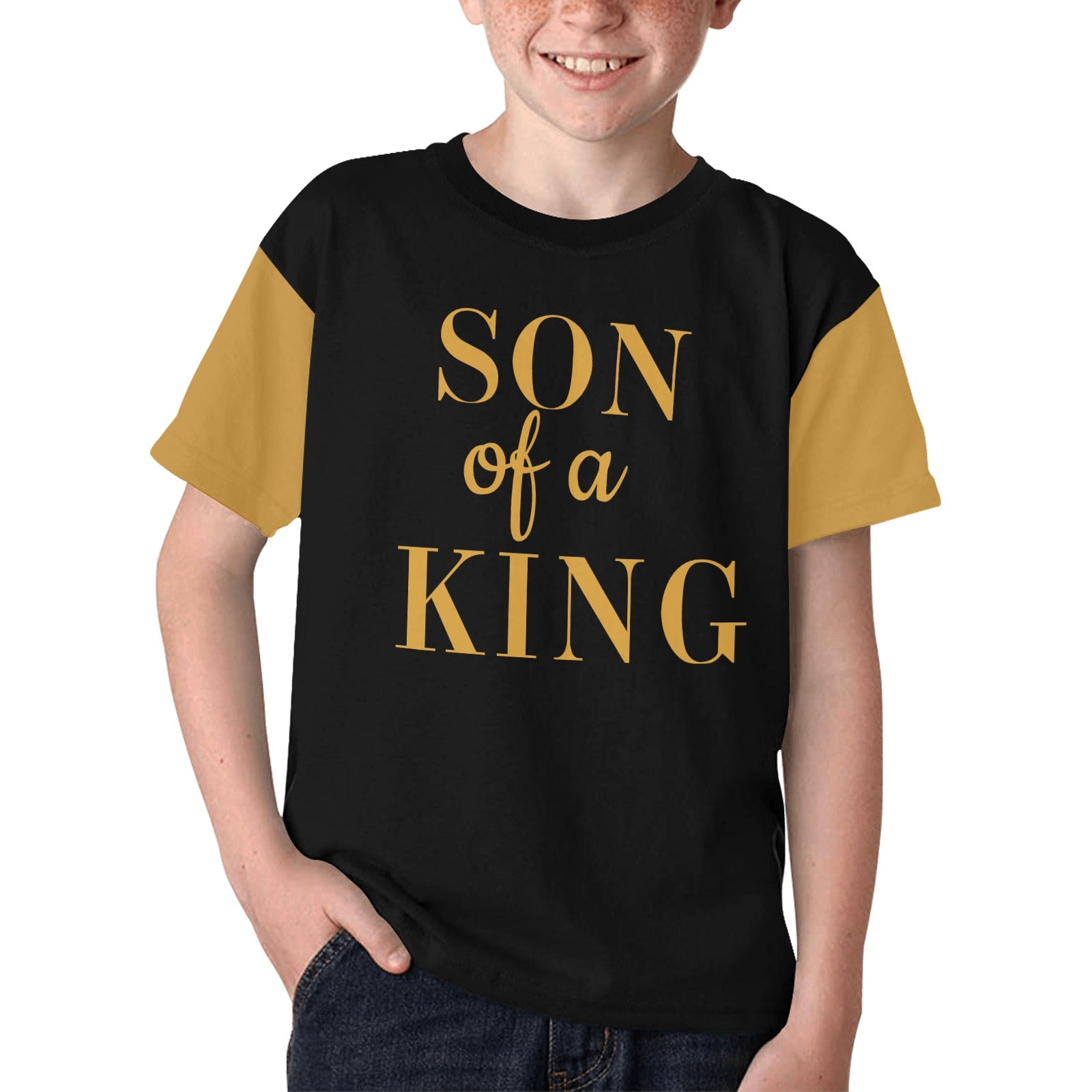 Son of a KING Kids' All Over Print T-shirt (Model T65)