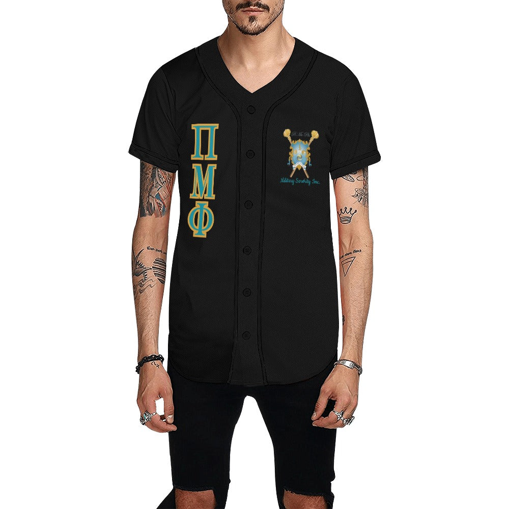 Pi Mu Phi Jersey All Over Print Baseball Jersey for Men (Model T50)